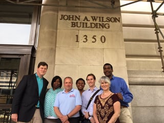 RIA Main Street board members and executive director after their advocacy day